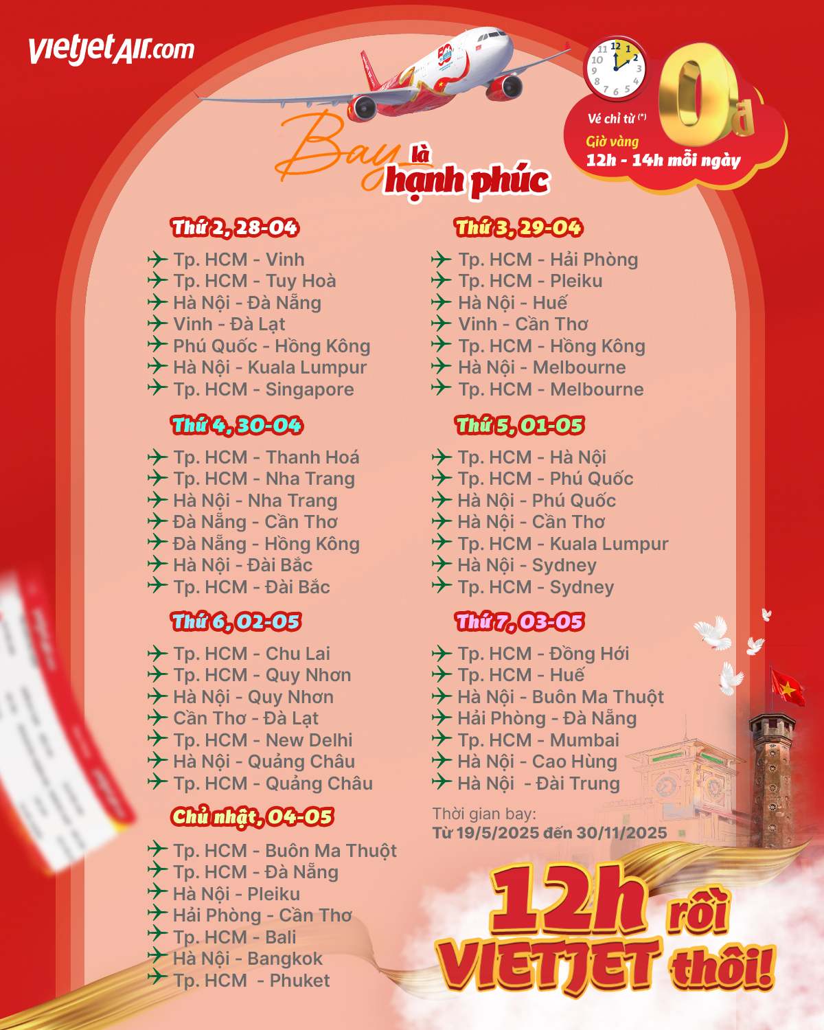 Lưu Ý Về Múi Giờ Khi Bay Quốc Tế Cùng Vietjet Giá Rẻ