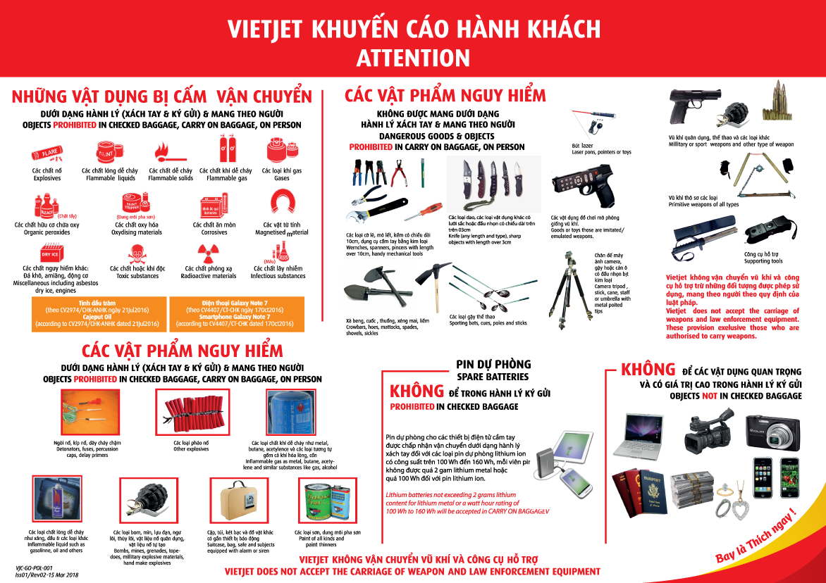 Những Đồ Không Được Mang Lên Máy Bay: Những Điều Cần Biết Để Chuẩn Bị Cho Chuyến Đi